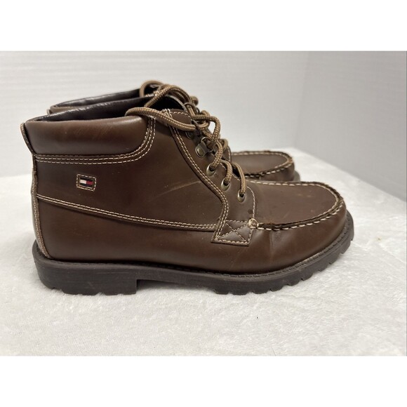Tommy Hilfiger Memory Foam Brown Mens High Top Boots Size 10 TMRHODES main image 6